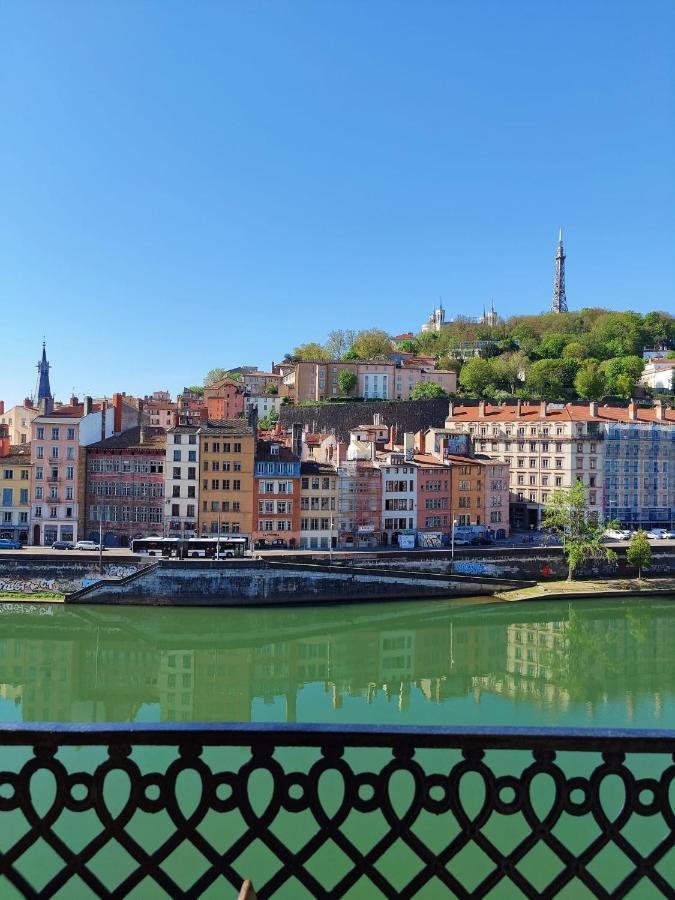 Appartement Haussmannien d’Artiste, exception, quai de Saône balcon+Parking Lyon Exterior foto