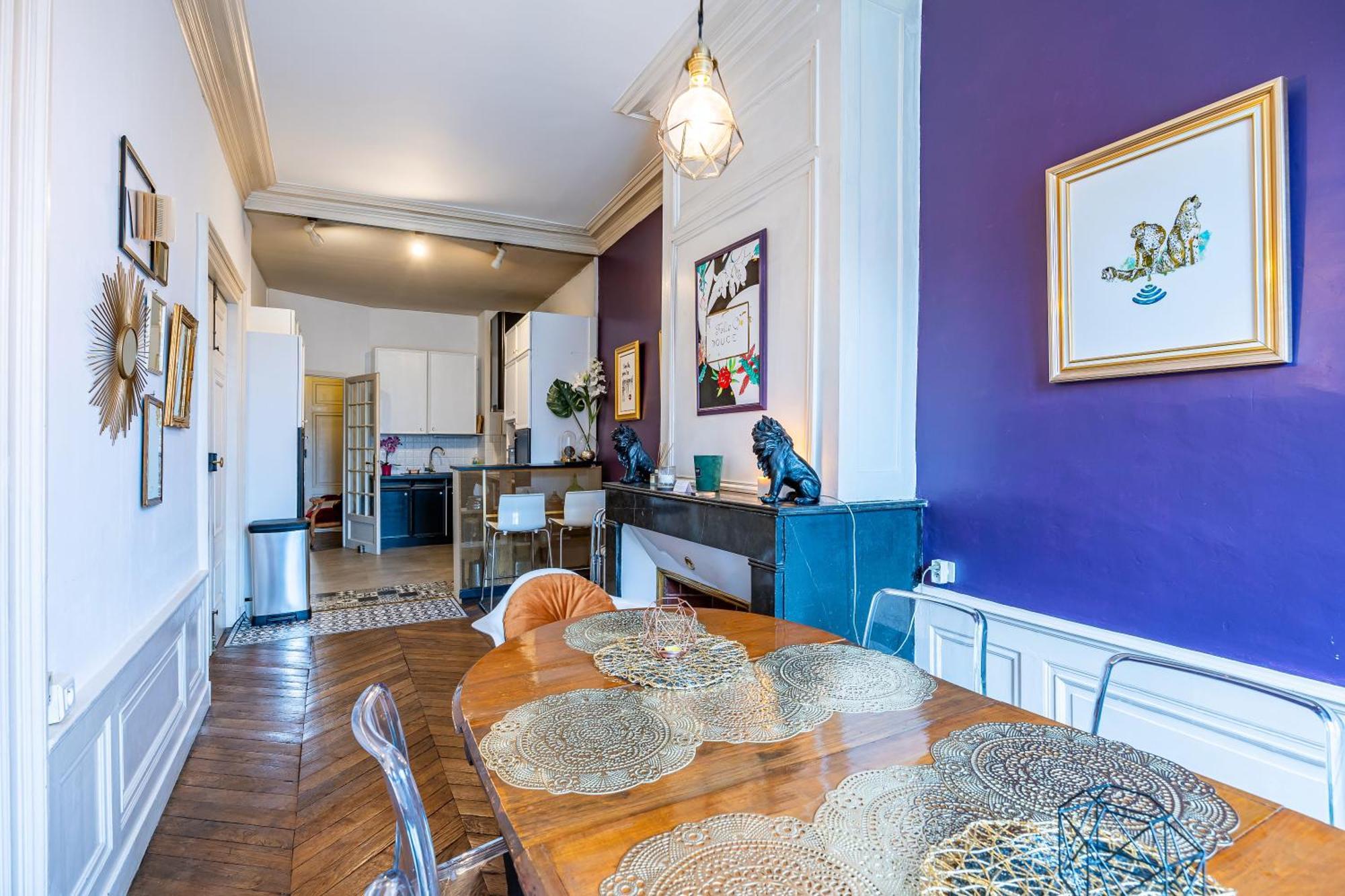 Appartement Haussmannien d’Artiste, exception, quai de Saône balcon+Parking Lyon Exterior foto