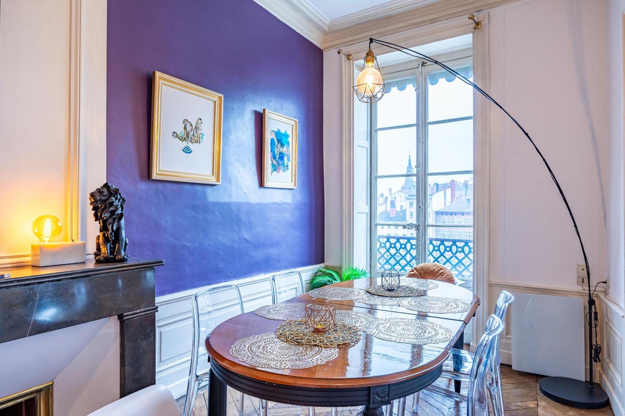 Appartement Haussmannien d’Artiste, exception, quai de Saône balcon+Parking Lyon Exterior foto